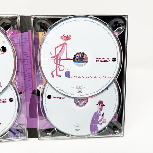 6 DISC PINK PANTHER LIMITED EDITION MOVIE‎ SET - Picture 10 of 11